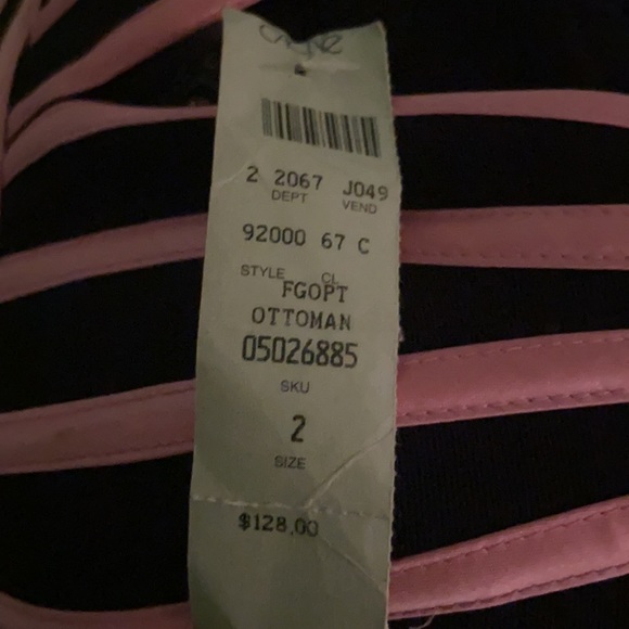 Zip up black and pink ottoman - Picture 5 of 5